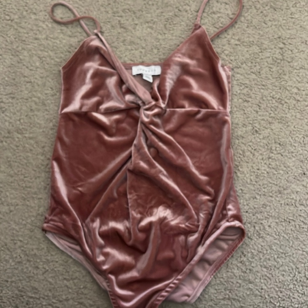 Velvet bodysuit